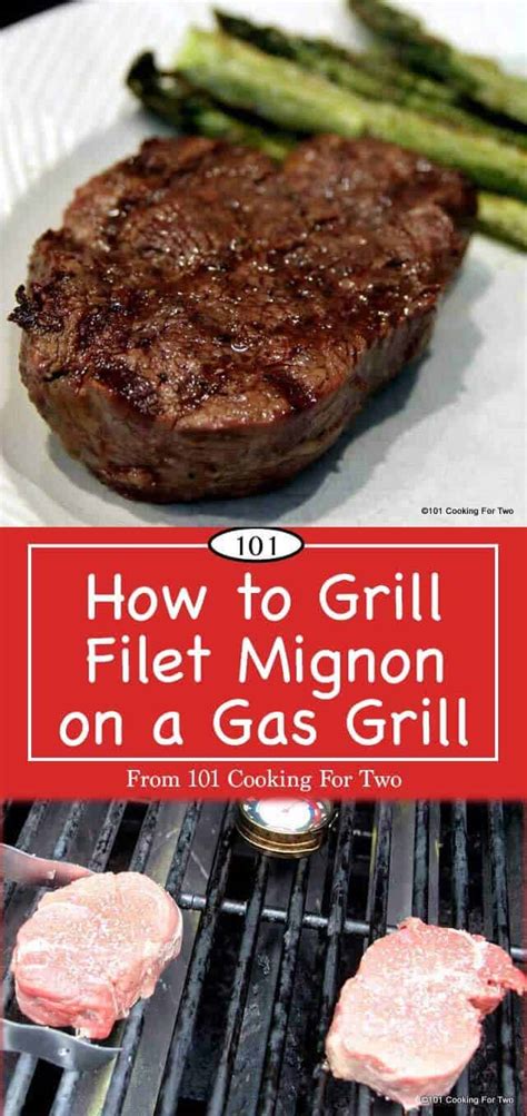 how long to cook filet mignon on the gas grill
